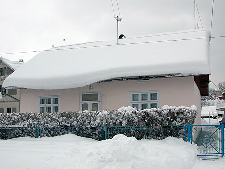 Kosiv in winter