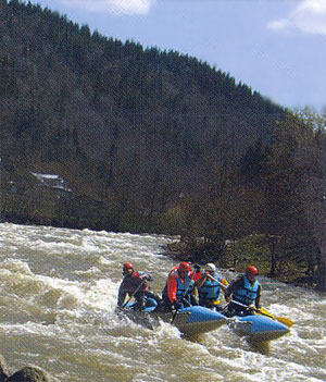 Water extreme rafting