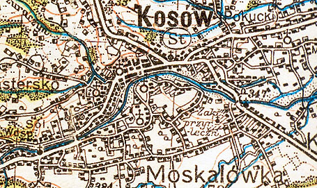 Військова карта Косова, 1920
